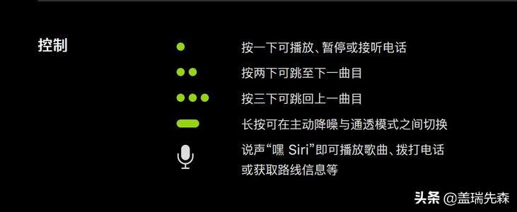 airpodspro敲击功能取消了嘛（AirPods Pro耳机敲击到按捏的升级介绍） 第7张