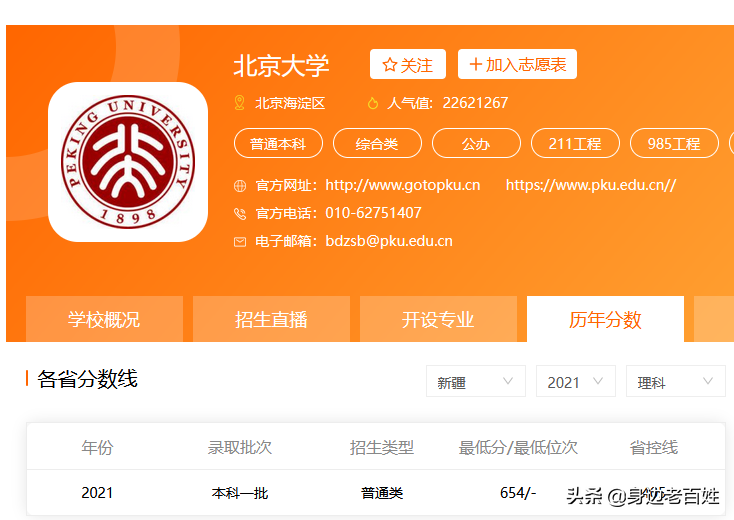 高考满分多少能上清华北大（清华北大录取分数线标准） 第13张