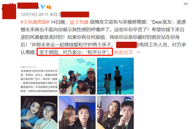 王栎鑫宣布和吴雅婷离婚，知情人曝离婚原因：女方家暴男方 第25张
