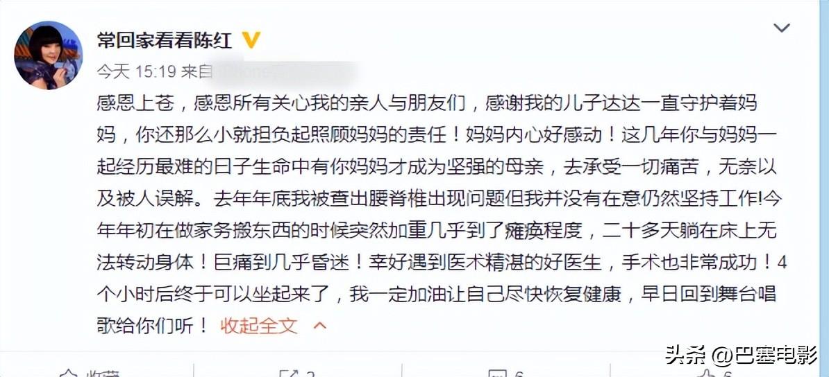 歌手陈红个人资料（54岁歌手陈红近照大变脸） 第31张