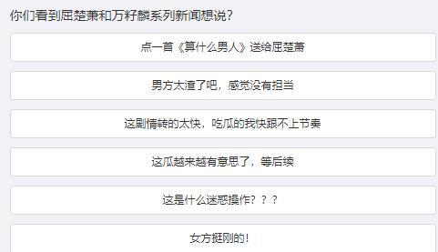 屈楚萧万籽麟事件（迷惑操作！屈楚萧否认与万籽麟恋情） 第17张