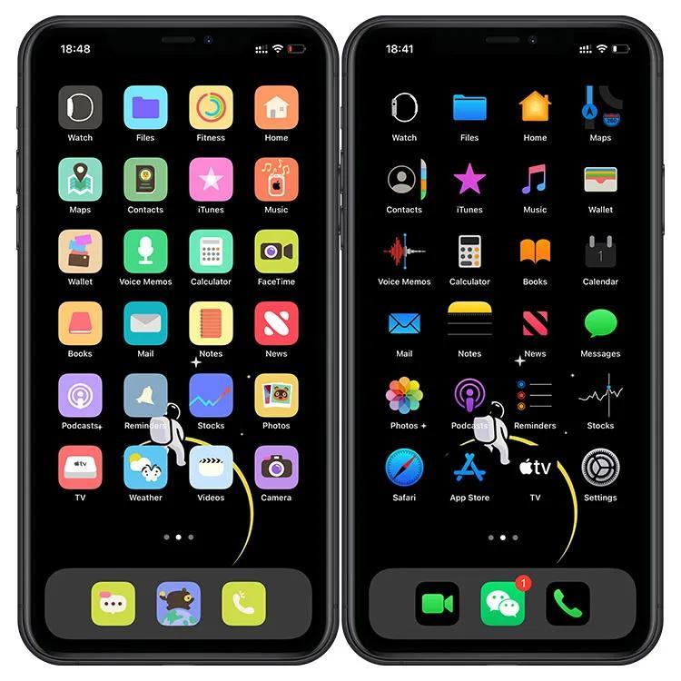 苹果怎么换全套主题的软件（iPhone 一键更换 APP 图标主题方法） 第1张