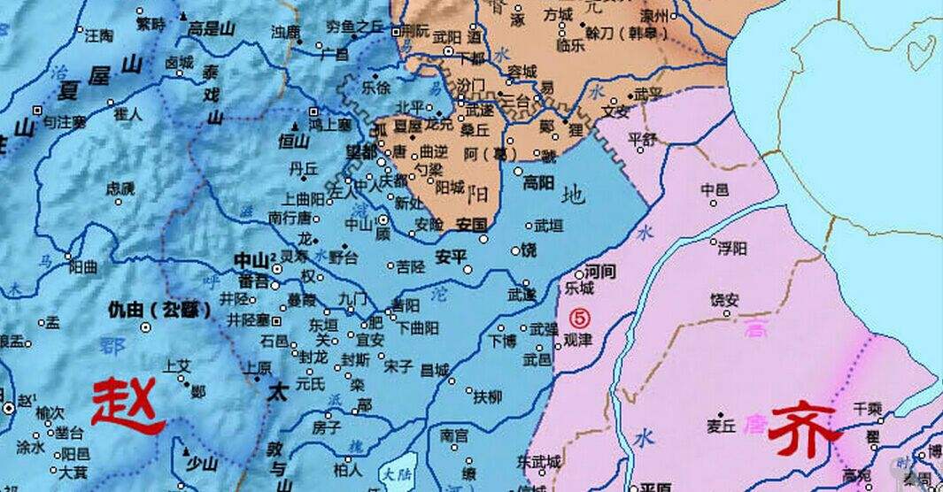 战国七雄地图古今对照图（战国七雄全地图详解） 第13张