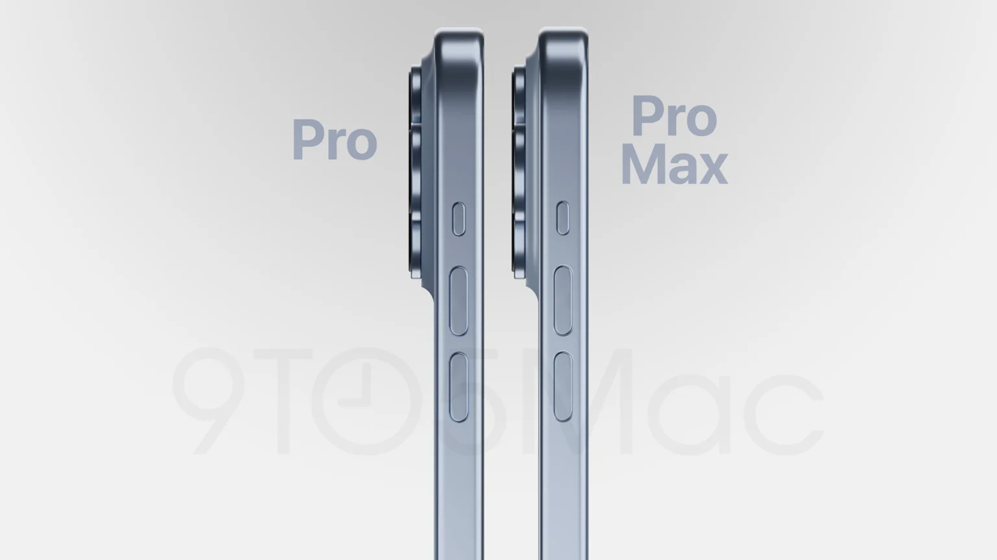 最新苹果 iPhone 15 Pro / Max 渲染图出炉（iphone 15 pro多少钱什么时候上市） 第9张