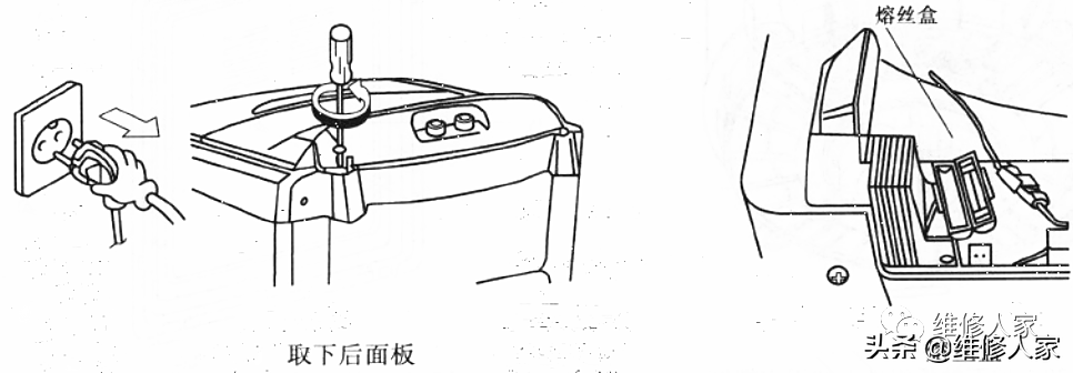 洗衣机结构图图解（一文弄懂全自动洗衣机拆装方法） 第27张
