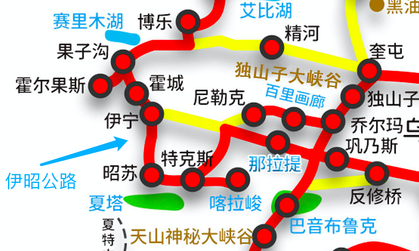 旅游新疆攻略（附：新疆各大旅游线路图） 第21张