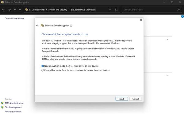 如何在Win11上快速加密硬盘（win10如何加密移动硬盘） 第11张