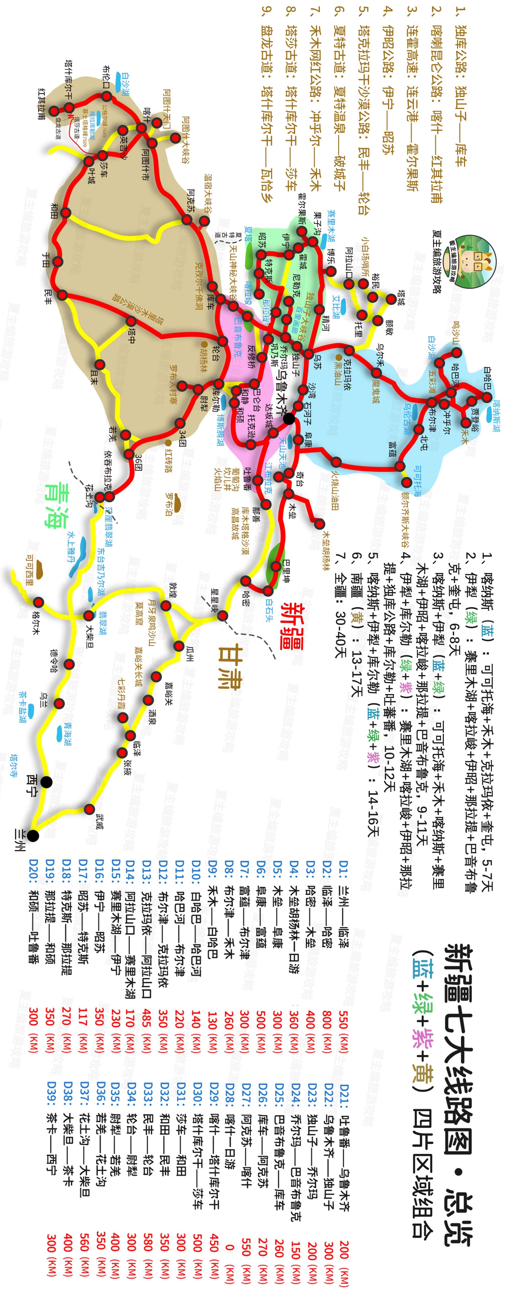 旅游新疆攻略（附：新疆各大旅游线路图） 第15张