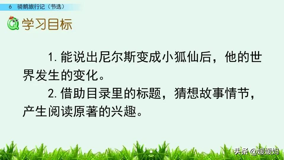 六年级下册骑鹅旅行记作者简介（骑鹅旅行记给人启示） 第27张