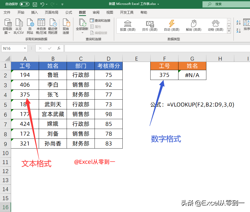 vlookup跨表两个表格匹配后报错（Vlookup函数，总是出错解决方法） 第7张