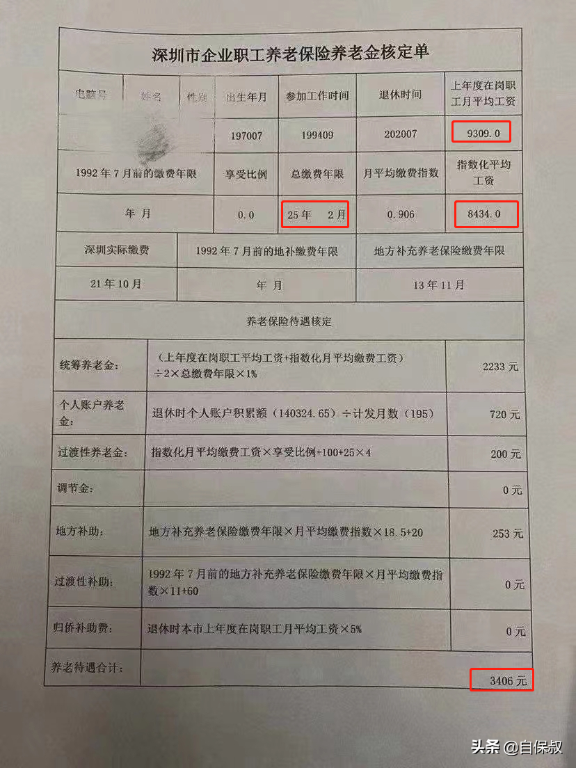 退休后能拿多少养老金？手把手给你算明白 第5张