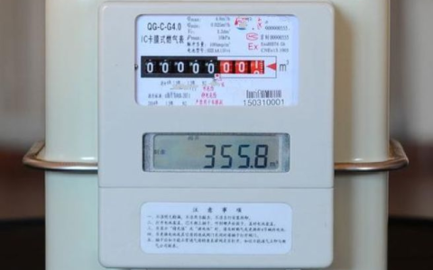 燃气表怎么看度数（燃气表怎么看用气量和剩余气量）