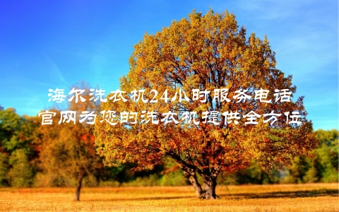 海尔洗衣机24小时服务电话官网为您的洗衣机提供全方位的贴心服务 第1张