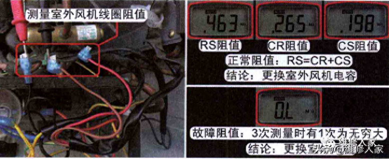 空调风机不转了怎么处理（空调室外风机故障检修方法） 第5张