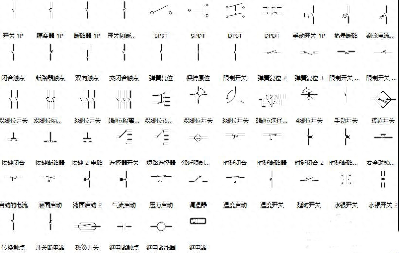 ka电气符号代表什么（常用电路图符号大全） 第11张