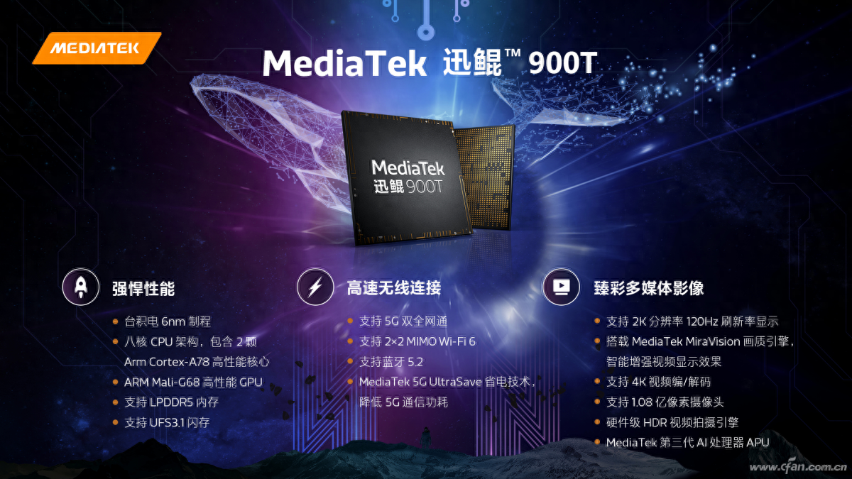 迅鲲900t相当于骁龙多少处理器（联发科迅鲲900T处理器性能） 第9张