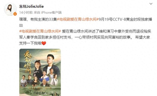 朱锐主演的电视剧哪部好看（朱锐演的爱在青山绿水间解读） 第3张