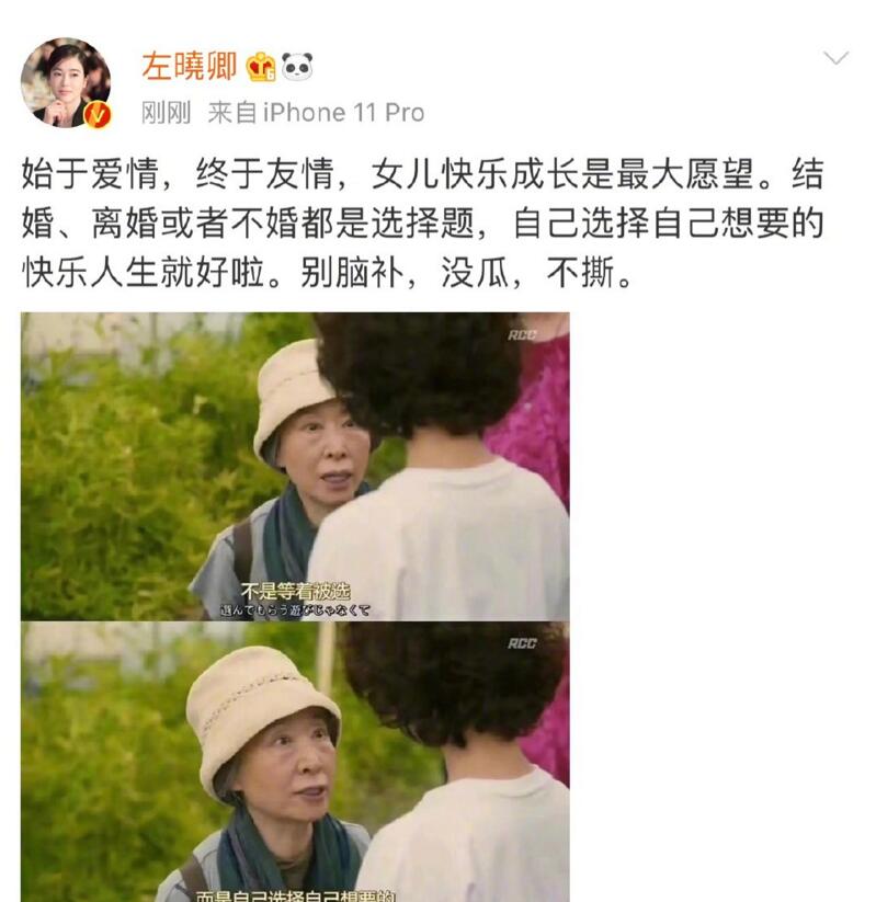 厌倦了无性婚姻？左小青宣布与丈夫正式离婚：始于爱情终于友情 第3张